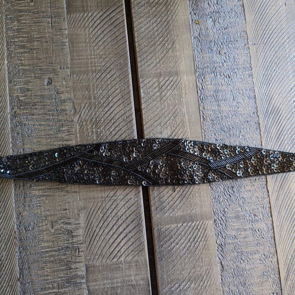 Vintage Milor Hand Made Beaded Belt Retro 1980s